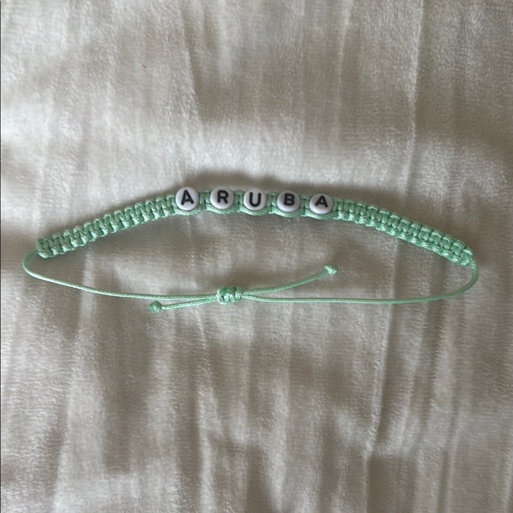Mint Green Beaded Bracelet